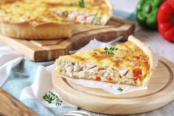 Tarta de pollo y morrones calentita y nutritiva - Gastronomía - ABC Color