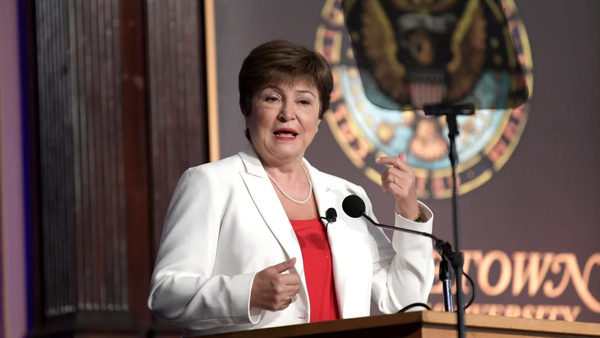 Kristalina Georgieva, advierte de que "ha subido" el riesgo de una recesión mundial - Revista PLUS