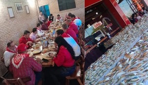 Entre el asado y los sándwiches: Actividad de HC termina en reclamo