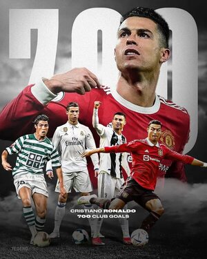 Cristiano llegó a los 700 goles a nivel de clubes y agradeció a su familia y a sus fans - Gente - ABC Color