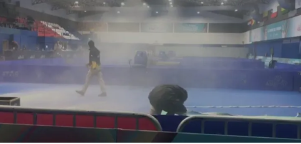 ODESUR 2022: Tenis de mesa suspendido por principio de incendio