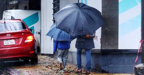 La Nación / Pronostican martes fresco y lluvias con ocasionales tormentas