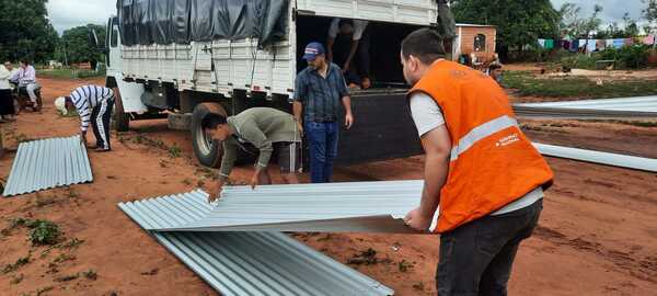 SEN asiste a familias afectadas por la tormenta