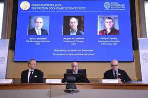 Estadounidenses Ben Bernanke, Douglas Diamond y Philip Dybvig ganan el Nobel de Economía - Ciencia - ABC Color