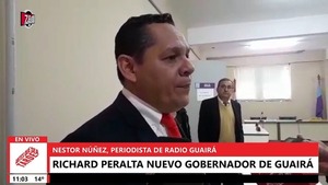Richard Peralta es nuevo gobernador interino de Guairá - Megacadena — Últimas Noticias de Paraguay