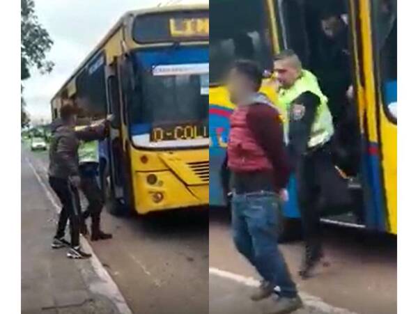 Crónica / [VIDEO] ¡Así atraparon a supuesto asaltante en el interior de un colectivo!