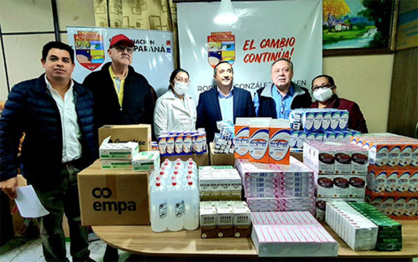 Gobernación de Alto Paraná dona medicamentos al Centro de Salud de Mallorquín | DIARIO PRIMERA PLANA