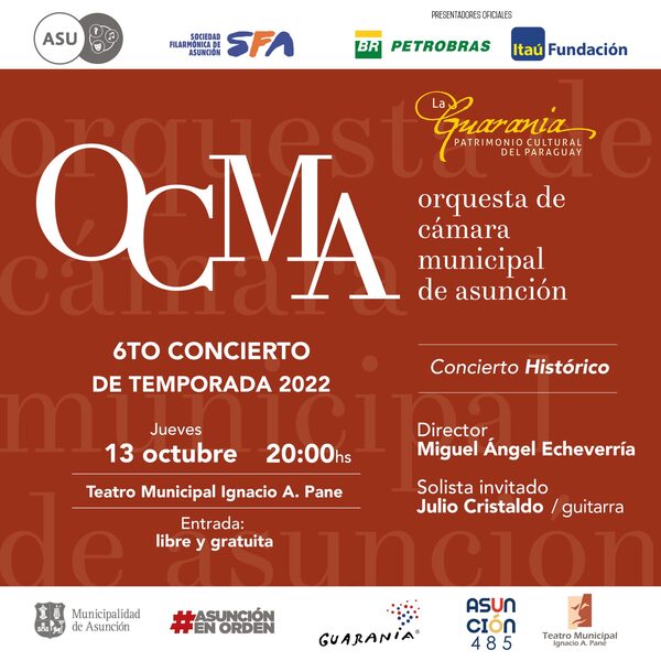 OCMA hará restreno histórico de "Jejui" de José Asunción Flores - .::Agencia IP::.