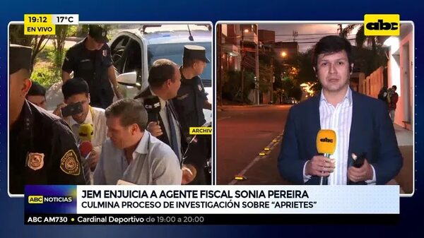 Jem enjuicia a agente fiscal Sonia Pereira - ABC Noticias - ABC Color