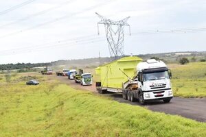 Aña Cuá: segunda tanda de componentes llega a zona de obra - Economía - ABC Color
