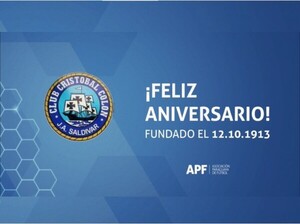 109 años del Colón de J. Augusto Saldívar - APF