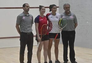 Palacios sube al podio en squash - Polideportivo - ABC Color