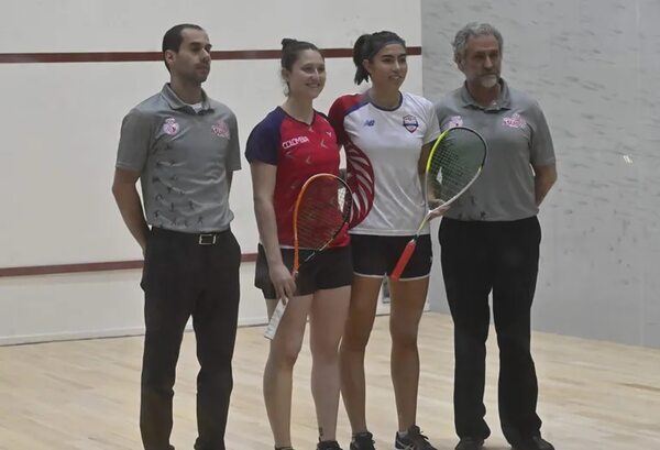 Palacios sube al podio en squash - Polideportivo - ABC Color