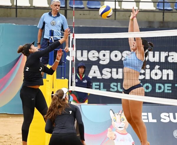 Odesur: Tres duplas matean bien en vóley playa - Polideportivo - ABC Color
