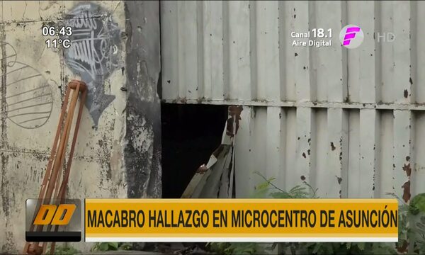 Macabro hallazgo en el microcentro de Asunción - Paraguaype.com