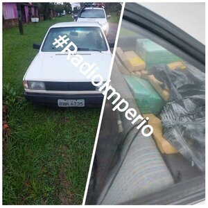 Hallan vehículo abandonado con paquetes de supuesta marihuana - Radio Imperio