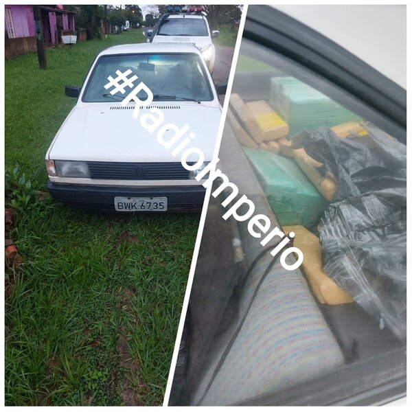 Hallan vehículo abandonado con paquetes de supuesta marihuana - Radio Imperio