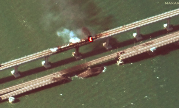 Rusia detuvo a ocho sospechosos por la explosión en el puente de Crimea