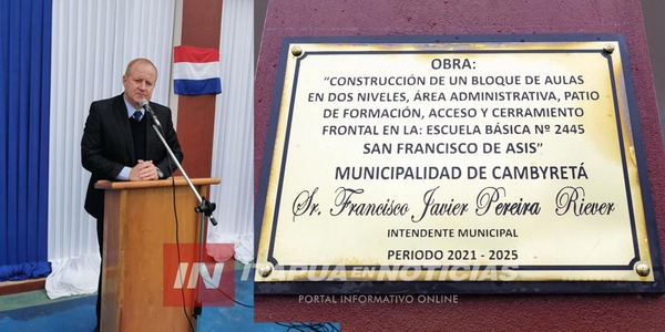 MUNICIPIO DE CAMBYRETÁ INAUGURÓ IMPORTANTES OBRAS
