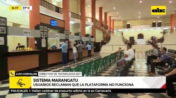 Inconvenientes en Sistema Marangatu se relacionan a sobrecarga de servidores, según SET - A La Gran 7-30 - ABC Color