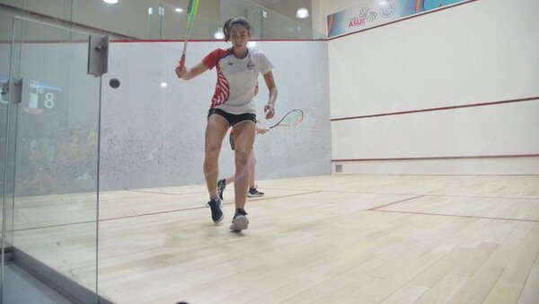 Luján Palacios se queda con la medalla de bronce en squash