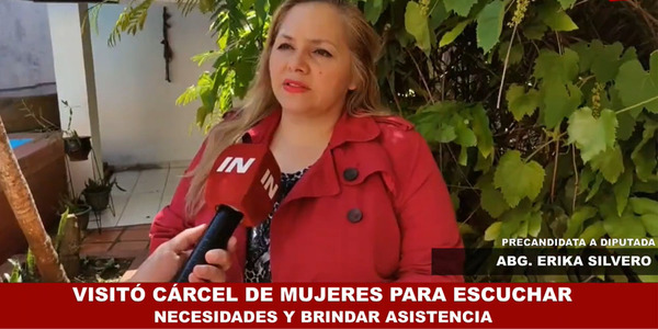 ERIKA SILVERO VISITÓ COMISARÍA DE MUJERES PARA ESCUCHAR SOLICITUDES