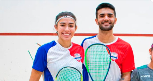 El Squash asegura otra medalla para Paraguay en dobles mixto
