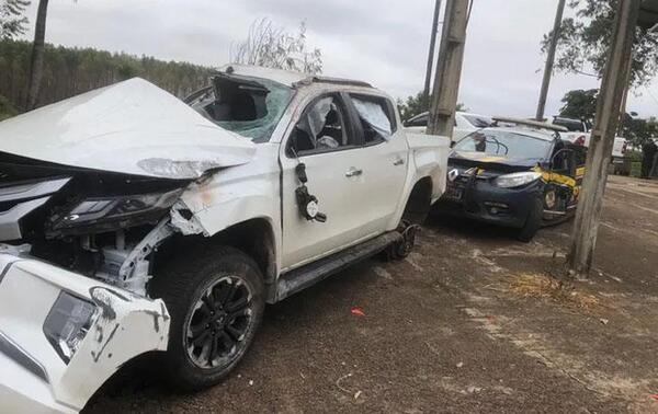 Patrulla brasileña y camioneta protagonizan accidente en zona fronteriza – Prensa 5
