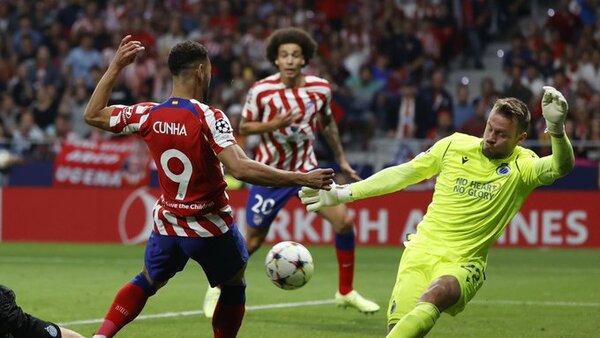 Atlético de Madrid y su frustrante noche contra Brujas