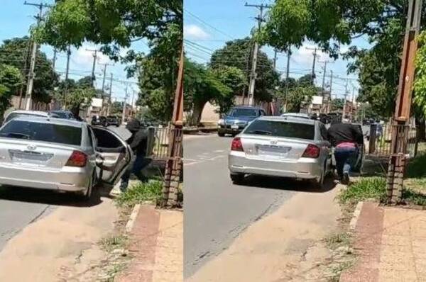 Crónica / [VIDEO] ¡Escalofriante! Filmó a ladrones cuando huían de su casa