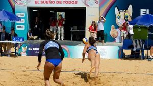 Chicas del vóley de Paraguay recibieron mala onda por usar bikini