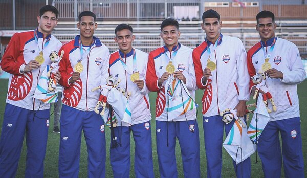 Olimpia saca pecho y se llena de orgullo con sus 'chicos de oro'