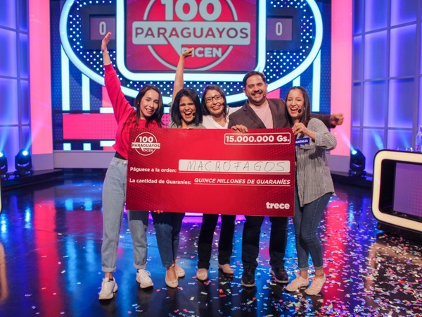 ¡Grupo de amigas se llevó los G. 15 millones en 100 Paraguayos Dicen! - trece