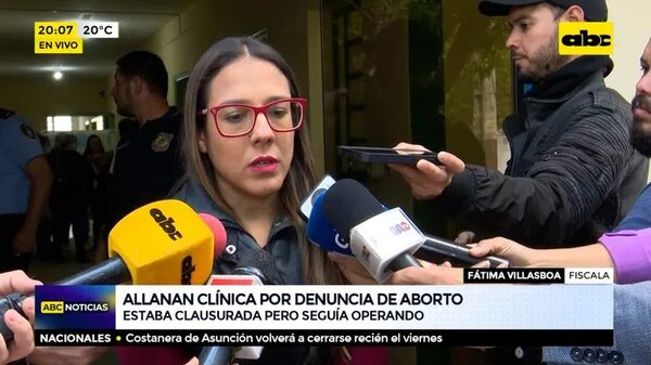 Allanan clínica por denuncia de aborto - ABC Noticias - ABC Color