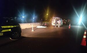 Una persona fallece tras ser arrollada en Ypacaraí sobre ruta PY 02 - Policiales - ABC Color