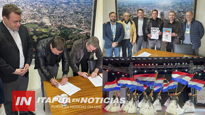 HOHENAU FIRMA CONVENIO PARA FORTALECER FIESTA DE LAS COLECTIVIDADES
