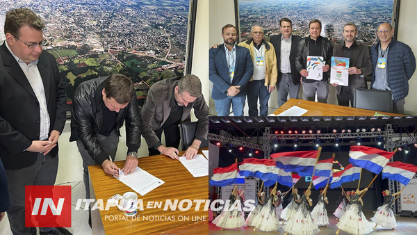 HOHENAU FIRMA CONVENIO PARA FORTALECER FIESTA DE LAS COLECTIVIDADES
