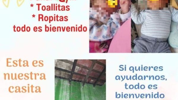 Jóvenes piden ayuda para bebés mellizos