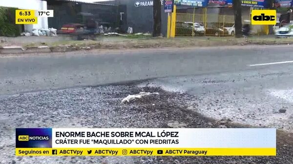 Enorme bache sobre Mcal. López - ABC Noticias - ABC Color