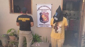 Un barrabrava cae por microtráfico en Luque •