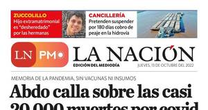 La Nación / LN PM: edición mediodía del 13 de octubre
