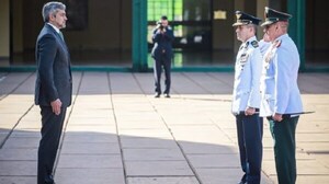 Presidente encabezó ceremonia de juramento de nuevo comandante de las Fuerzas Militares