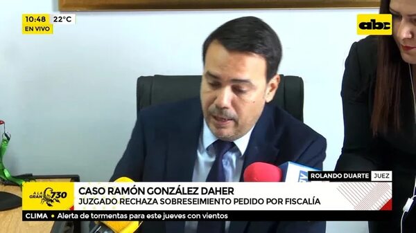 Juez rechaza sobreseimiento de RGD - ABC Noticias - ABC Color