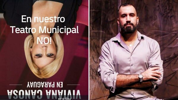 Protestan por la presentación de Viviana Canosa en el Teatro Municipal