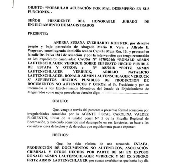 Denuncian a fiscala de Itapúa por no investigar despojo de tierra en Iruña | DIARIO PRIMERA PLANA