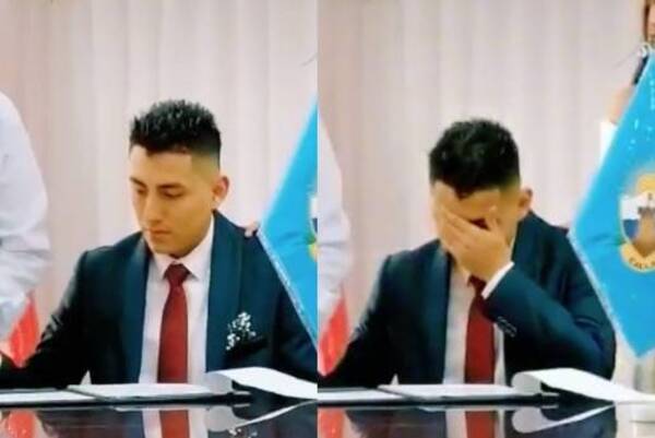 Crónica / [VIDEO] ¡Novaseo! Dijo "sí acepto", pero al rato se arrepintió