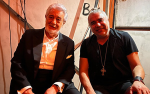 Diario HOY | Víctor Espínola comparte con Plácido Domingo días antes de su concierto en Paraguay