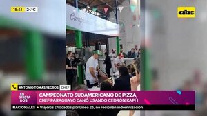 Chef paraguayo ganó campeonato sudamericano de pizza - Ensiestados - ABC Color