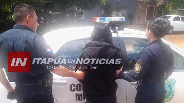 DETUVIERON A MUJER CON TRES ÓRDENES DE CAPTURA EN ENCARNACIÓN