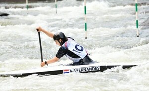 Paraguayos se ubican en la semifinal de canotaje slalom K1